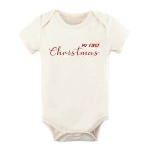 Tenth & Pine Organic Cotton Christmas Baby Bodysuit
